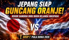 Belanda vs Jepang: Duel Raksasa Grup F, Samurai Biru Siap Uji Ambisi Oranje