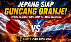 Belanda vs Jepang: Duel Raksasa Grup F, Samurai Biru Siap Uji Ambisi Oranje