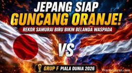 Belanda vs Jepang: Duel Raksasa Grup F, Samurai Biru Siap Uji Ambisi Oranje