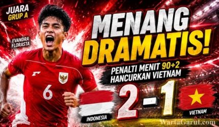 Indonesia vs Vietnam 2-1! Penalti Menit 90+2 Antar Garuda Muda ke Semifinal 3 brasil 1