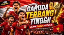 Evandra Florasta merayakan gol penalti kemenangan yang membawa Timnas Indonesia U-19 mengalahkan Vietnam 2-1 dan lolos ke semifinal Piala AFF U-19 2026 sebagai juara Grup A