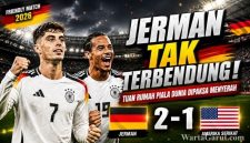 Kai Havertz merayakan gol pembuka saat Timnas Jerman mengalahkan Amerika Serikat 2-1 dalam laga uji coba internasional jelang Piala Dunia 2026