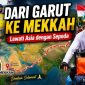 Bupati Garut Abdusy Syakur Amin melepas keberangkatan Asep Akung yang memulai perjalanan bersepeda menuju Mekkah melalui jalur Asia dari Pendopo Kabupaten Garut, Minggu (14/6/2026).