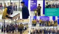 Ketua Pembina Yayasan Dharma Husada Insani Garut (YDHIG), Dr. H. Hadiat, M.A., melantik Senat Akademik Institut Kesehatan Karsa Husada Garut (IKKHG) periode 2026–2030 di Kampus 1 IKKHG, Garut, Kamis (5/6/2026).