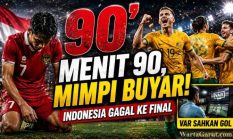 Indonesia vs Australia: VAR Sahkan Gol Menit 90, Garuda Muda Kandas di Semifinal AFF U-19