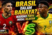 Pemain Brasil dan Maroko bersiap menghadapi laga panas Grup C Piala Dunia FIFA 2026 di Stadion New York New Jersey yang diprediksi dipadati lebih dari 82 ribu penonton.