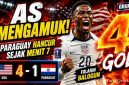 Pemain Amerika Serikat merayakan gol saat menghadapi Paraguay pada laga Grup D Piala Dunia FIFA 2026 di Stadion Los Angeles. Gol bunuh diri Damian Bobadilla menjadi awal pesta gol tuan rumah.