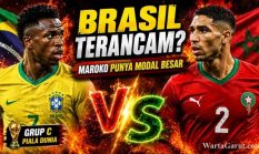 Brasil vs Maroko di Piala Dunia FIFA 2026, Rekor dan Statistik Jadi Sorotan