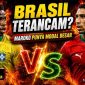 Pemain Brasil dan Maroko bersiap menjalani duel panas Grup C Piala Dunia FIFA 2026 di Stadion MetLife, New Jersey, Minggu (14/6/2026)