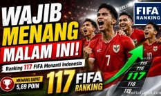 Indonesia vs Mozambik, Menang Dapat 5,69 Poin dan Naik Ranking FIFA