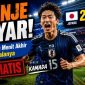 Pemain Jepang merayakan gol penyeimbang Daichi Kamada pada menit ke-89 saat menahan imbang Belanda 2-2 dalam laga Grup F Piala Dunia 2026 di Dallas Stadium, Arlington.