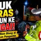 Petugas mengevakuasi truk Mitsubishi Fuso bermuatan 8 ton beras Bulog yang terjun ke Sungai Cikandang di kawasan Tanjakan Pengantin, Kecamatan Pamulihan, Kabupaten Garut.