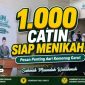 Kepala Kantor Kementerian Agama Kabupaten Garut, Dr. H. Saepulloh, S.Ag., M.Pd.I., memberikan materi kepada 1.000 calon pengantin dalam kegiatan Bimbingan Perkawinan (Bimwin) di Islamic Center Garut.