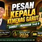 Kepala Kantor Kementerian Agama Kabupaten Garut, Dr. H. Saepulloh, M.Pd.I., mengajak masyarakat menjadikan Tahun Baru Islam 1448 Hijriah sebagai momentum memperkuat persatuan, kepedulian sosial, dan perubahan diri menuju kehidupan yang lebih baik.