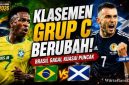 Klasemen Grup C Piala Dunia FIFA 2026: Hasil Brasil vs Maroko dan Skotlandia vs Haiti Ubah Persaingan
