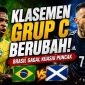 Klasemen Grup C Piala Dunia FIFA 2026: Hasil Brasil vs Maroko dan Skotlandia vs Haiti Ubah Persaingan