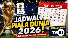 Trofi Piala Dunia menjadi simbol persaingan 48 negara peserta yang akan berlaga pada Piala Dunia 2026 di Amerika Serikat, Kanada, dan Meksiko.