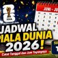 Trofi Piala Dunia menjadi simbol persaingan 48 negara peserta yang akan berlaga pada Piala Dunia 2026 di Amerika Serikat, Kanada, dan Meksiko.