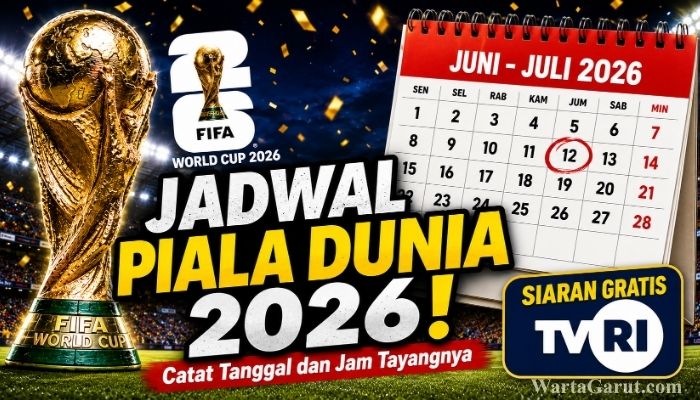 Trofi Piala Dunia menjadi simbol persaingan 48 negara peserta yang akan berlaga pada Piala Dunia 2026 di Amerika Serikat, Kanada, dan Meksiko.