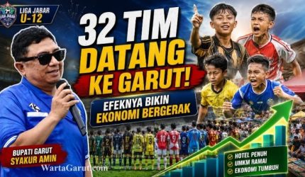 Garut Incar Jadi Pusat Sport Tourism, Liga Jabar U-12 Datangkan 32 Tim dari 6 Daerah 1 liga jabar u 12