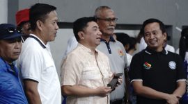 Bupati Garut Abdusy Syakur Amin meninjau pelaksanaan tes fisik dan kesehatan atlet Kabupaten Garut di SOR RAA Adiwijaya, Tarogong Kidul, sebagai bagian dari persiapan menghadapi Porprov Jawa Barat 2026.