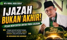 KH Muhammad Nuh Addawami: Ijazah Bukan Akhir, Lulusan MTs Nurul Huda Diminta Terus Menuntut Ilmu