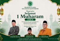 Ketua Umum MUI Kecamatan Banyuresmi, KH Badrul Munir Gojali, M.Ag., menyampaikan ucapan Selamat Tahun Baru Islam 1 Muharram 1448 Hijriah dan mengajak umat Islam memperkuat ukhuwah, memperbanyak amal kebaikan, serta meraih ridha Allah SWT melalui semangat hijrah.