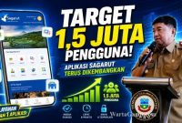 Bupati Garut Abdusy Syakur Amin saat menghadiri sosialisasi pengelolaan aplikasi layanan publik SAGARUT di Kampus 4 Universitas Garut, Selasa (9/6/2026).