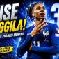 Michael Olise merayakan salah satu dari tiga golnya saat membawa Prancis menang 3-1 atas Irlandia Utara dalam laga uji coba internasional.