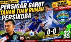 Persigar Garut Tahan Tuan Rumah Persikoba, Dua Laga Berikutnya Jadi Penentuan