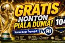 Trofi Piala Dunia 2026 dipamerkan menjelang turnamen. Seluruh pertandingan dipastikan dapat disaksikan gratis oleh masyarakat Indonesia melalui siaran TVRI.