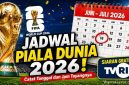 Trofi Piala Dunia menjadi simbol persaingan 48 negara peserta yang akan berlaga pada Piala Dunia 2026 di Amerika Serikat, Kanada, dan Meksiko.