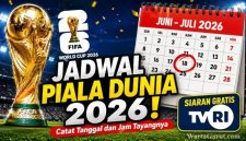 Trofi Piala Dunia menjadi simbol persaingan 48 negara peserta yang akan berlaga pada Piala Dunia 2026 di Amerika Serikat, Kanada, dan Meksiko.