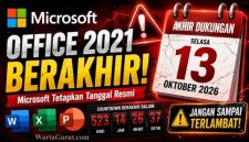 Microsoft mengakhiri dukungan Office 2021 mulai 13 Oktober 2026, membuat pengguna Word, Excel, dan PowerPoint perlu mempertimbangkan langkah berikutnya