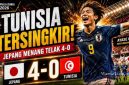 Jepang Libas Tunisia 4-0, Laga Bersejarah Piala Dunia 2026 Berakhir Dramatis