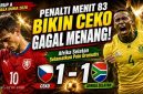 Ceko Ditahan Afrika Selatan 1-1, Penalti Menit 83 Ubah Klasemen Grup A