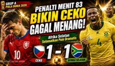 Ceko Ditahan Afrika Selatan 1-1, Penalti Menit 83 Ubah Klasemen Grup A