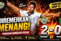 Persigar Garut Taklukkan Persak 2-0, Langsung Pimpin Grup 16 Besar Liga 4