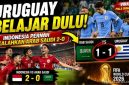 Reaksi fans Indonesia setelah Arab Saudi menahan imbang Uruguay 1-1 di Piala Dunia 2026. Kemenangan Timnas Indonesia 2-0 atas Arab Saudi kembali menjadi sorotan publik.