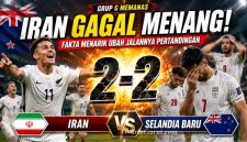 Iran vs Selandia Baru 2-2, Ada Fakta Menarik yang Mengubah Jalannya Pertandingan
