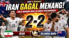 Iran vs Selandia Baru 2-2, Ada Fakta Menarik yang Mengubah Jalannya Pertandingan
