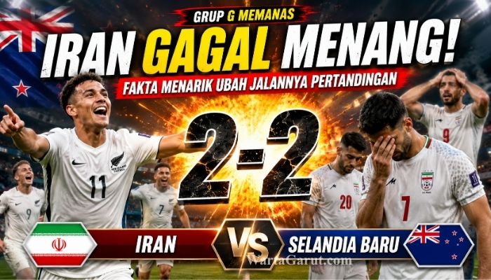Iran vs Selandia Baru 2-2, Ada Fakta Menarik yang Mengubah Jalannya Pertandingan