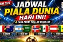 Pemain Prancis dan Senegal bersiap menjalani pertandingan Grup I Piala Dunia 2026 pada 17 Juni 2026. Duel ini menjadi salah satu laga paling dinantikan dalam jadwal Piala Dunia hari ini.