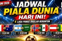 Pemain Prancis dan Senegal bersiap menjalani pertandingan Grup I Piala Dunia 2026 pada 17 Juni 2026. Duel ini menjadi salah satu laga paling dinantikan dalam jadwal Piala Dunia hari ini.