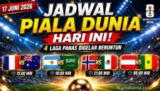 Pemain Prancis dan Senegal bersiap menjalani pertandingan Grup I Piala Dunia 2026 pada 17 Juni 2026. Duel ini menjadi salah satu laga paling dinantikan dalam jadwal Piala Dunia hari ini.