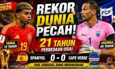 Spanyol vs Cape Verde, Rekor 21 Tahun Yamal vs Vozinha Pecah di Piala Dunia 2026