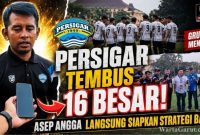 Pelatih Persigar Garut Asep Angga Permadi memberikan instruksi usai laga kontra Persepam Pamekasan. Persigar Garut memastikan tiket babak 16 besar Piala Presiden 2026 setelah bermain imbang 0-0 di Stadion Cakrawala Universitas Negeri Malang.