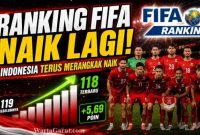 Ranking FIFA Indonesia Usai Kalahkan Mozambik: Garuda Tempel Sudan, Selisih Tinggal 0,08 Poin