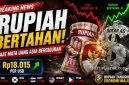 Ilustrasi pergerakan nilai tukar rupiah terhadap dolar AS di tengah tekanan mayoritas mata uang Asia akibat meningkatnya ketegangan geopolitik global.