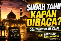 Umat Muslim memanjatkan doa akhir tahun dan doa awal tahun Hijriah sebagai bentuk muhasabah serta harapan memasuki Tahun Baru Islam 1448 H dengan keberkahan